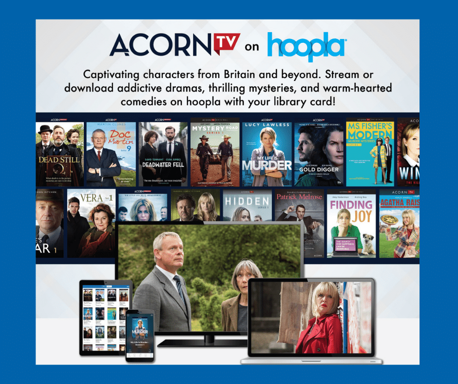 AcornTV on Hoopla blog header
