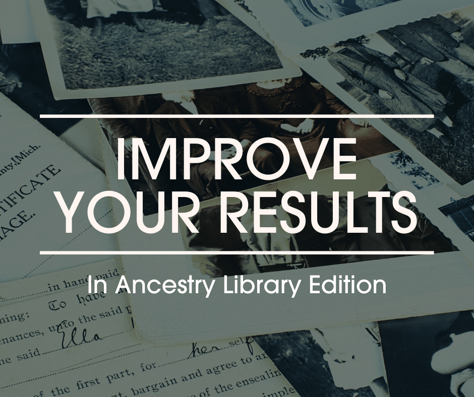 Ancestry Library Edition blog header