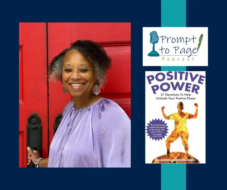 Blog header with headshot of Eugenia Johnson-Smith, Prompt to Page logo, and Positive Power book club