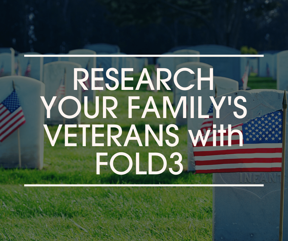 Research Your Family's Veterans with Fold3 header