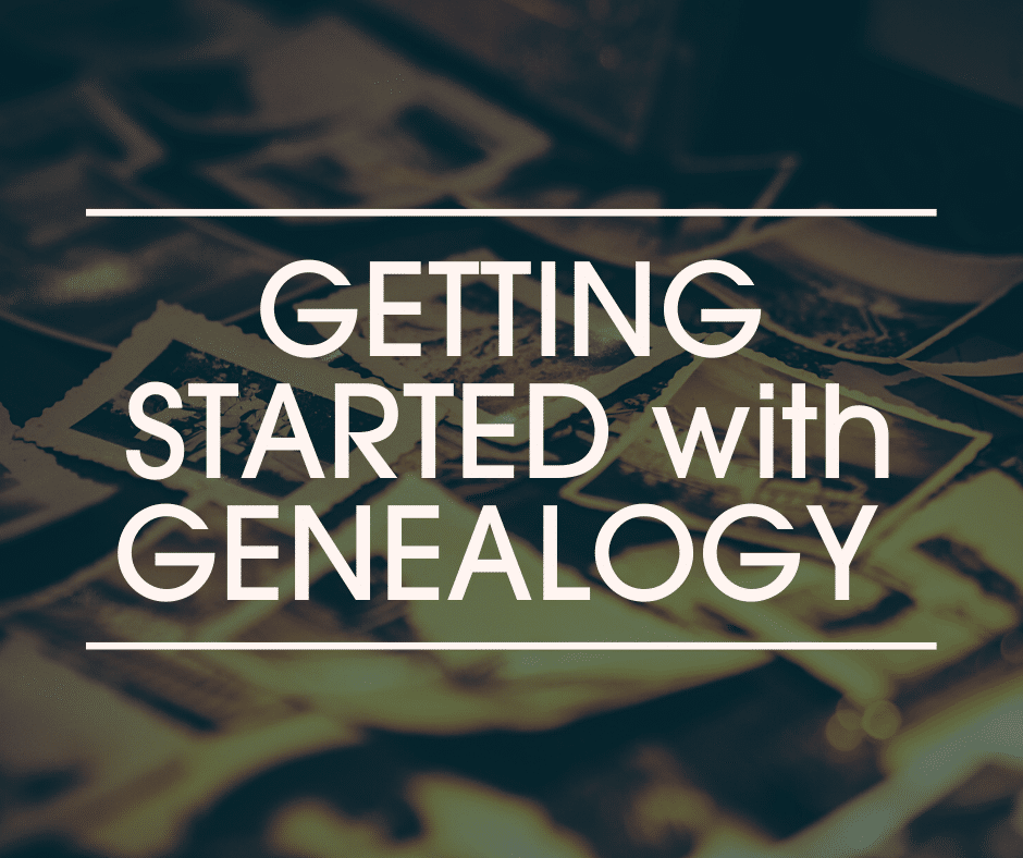 Getting Started with Genealogy header