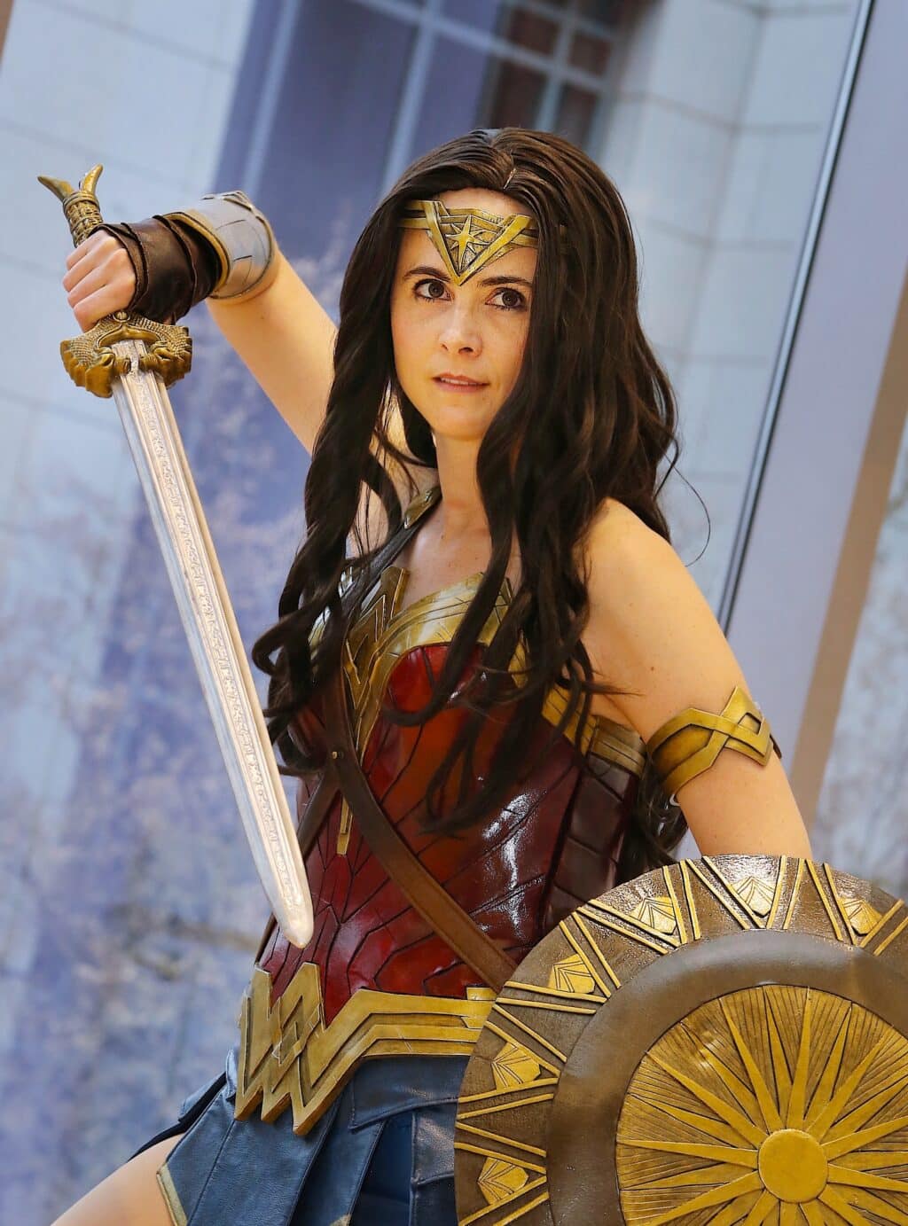 Innovative Cosplay cosplaying as Wonder Woman.