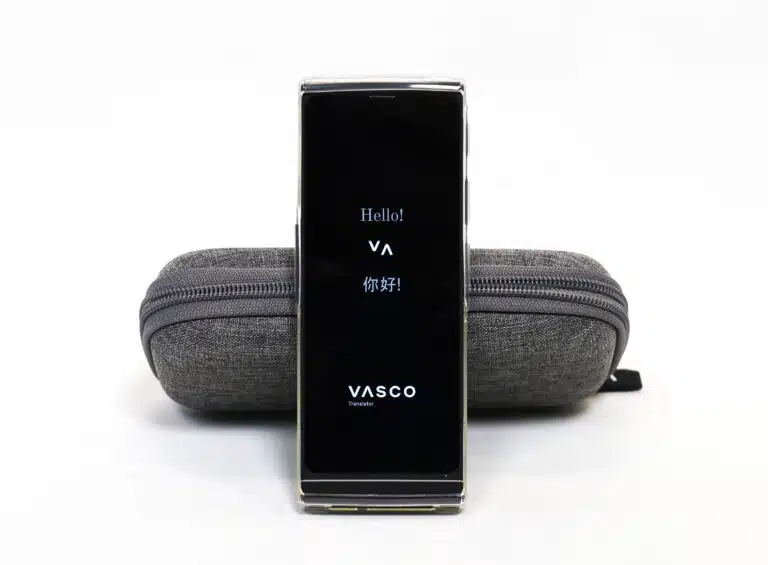 translator device on white background