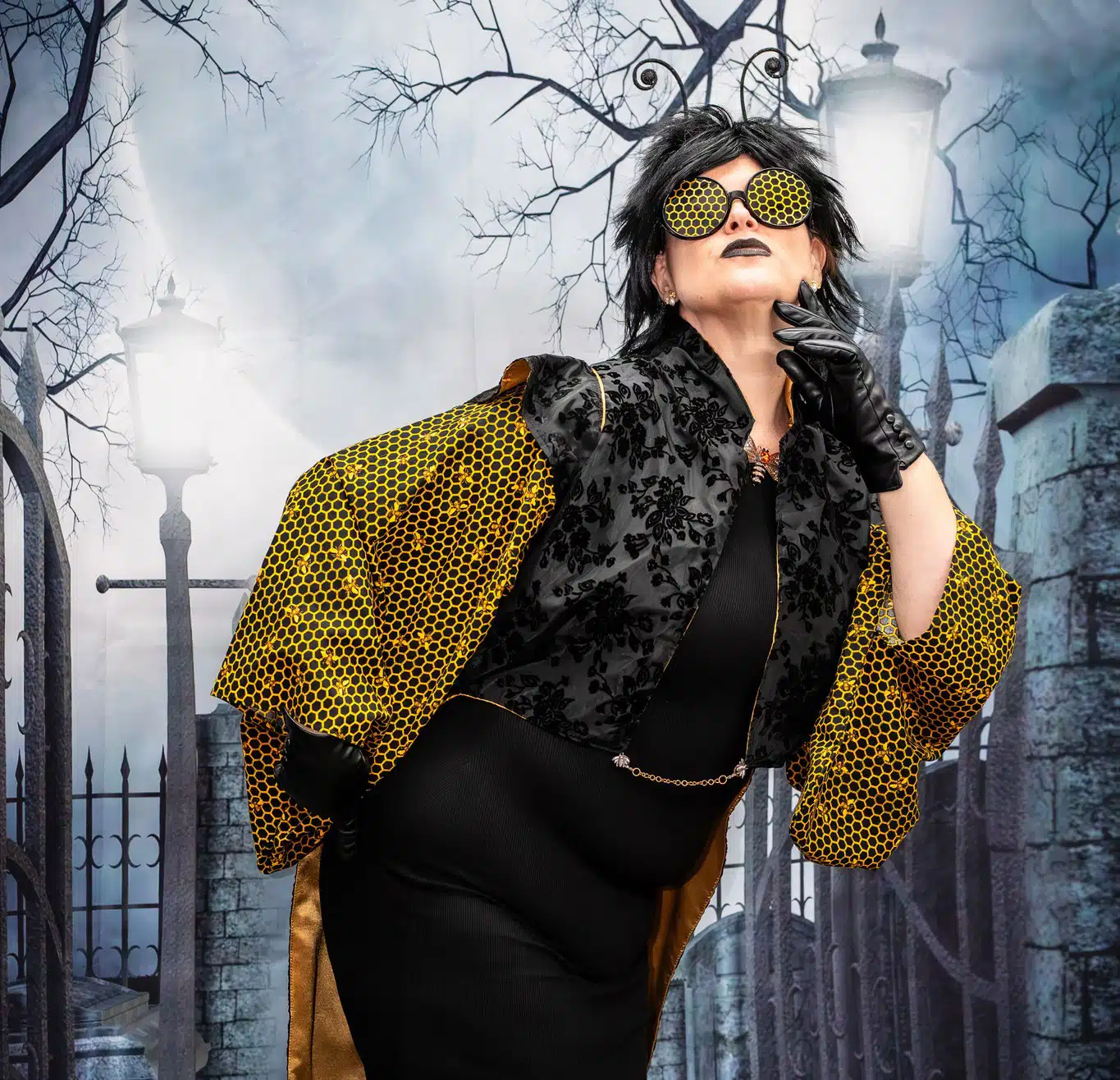 Jennifer Noran in costume as Queen Bee.
