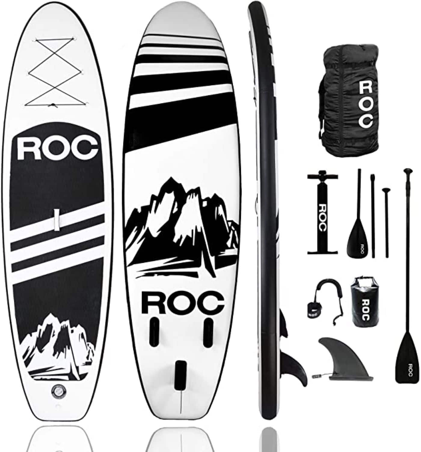 ROC Inflatable Standup Paddle Board &amp; Accessories
